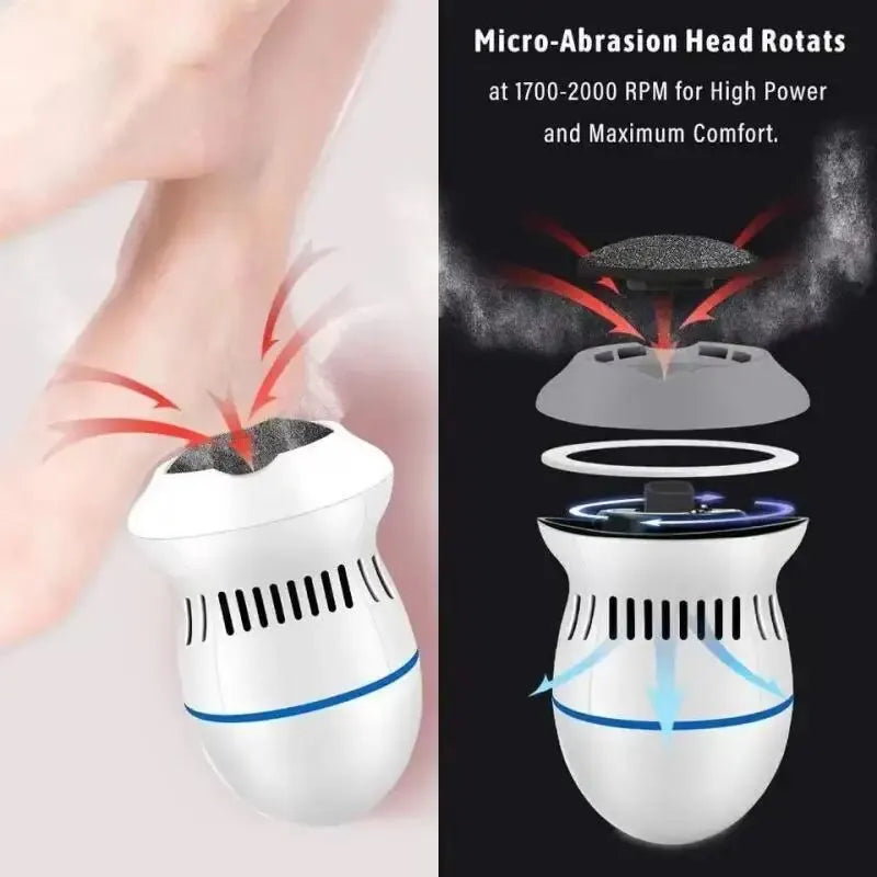 Rechargeable Electric Foot Polisher for Callus Removal-2
