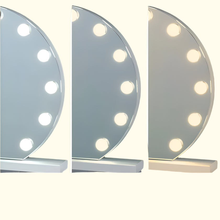 Makeup mirror with LED lighting-1