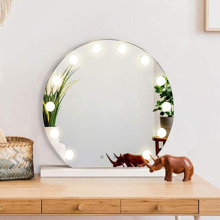 Makeup mirror with LED lighting-2